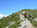 Group on the downhill path, Cheserys